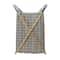 Household Essentials Krussh Bamboo X Frame Hamper (Gray)